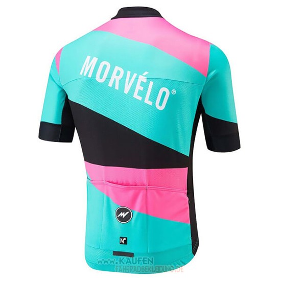 Morvelo Kurzarmtrikot 2018 Und Kurze Tragerhose Grun Und rosa