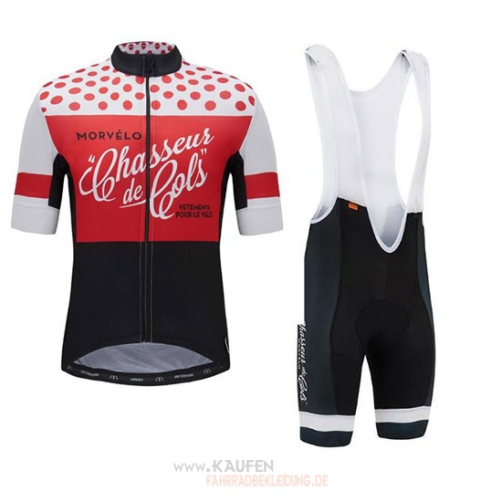 Morvelo Kurzarmtrikot 2018 Und Kurze Tragerhose Rot Und shwarz