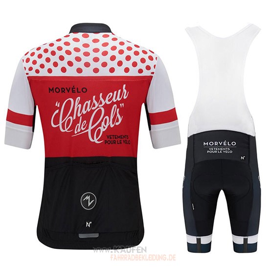Morvelo Kurzarmtrikot 2018 Und Kurze Tragerhose Rot Und shwarz