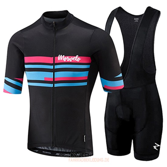 Morvelo Kurzarmtrikot 2018 Und Kurze Tragerhose Shwarz Und blau