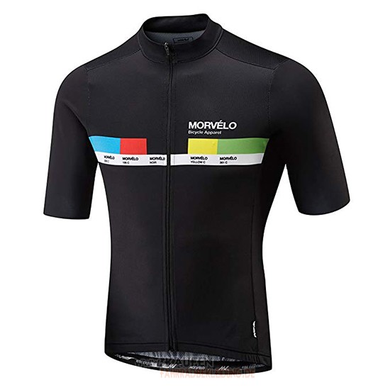 Morvelo Kurzarmtrikot 2018 Und Kurze Tragerhose Shwarz Und gelb