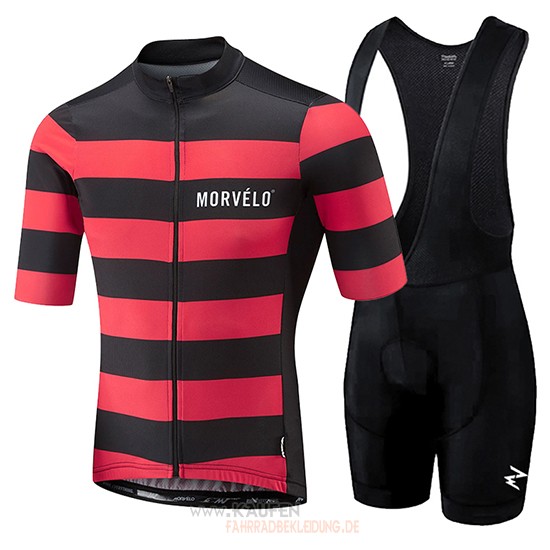 Morvelo Kurzarmtrikot 2018 Und Kurze Tragerhose Shwarz Und rot