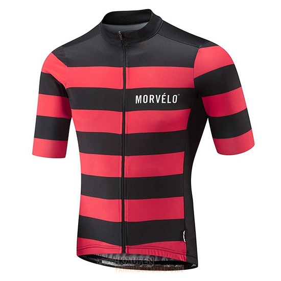 Morvelo Kurzarmtrikot 2018 Und Kurze Tragerhose Shwarz Und rot