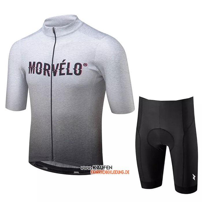 Morvelo Kurzarmtrikot 2020 und Kurze Tragerhose Grau