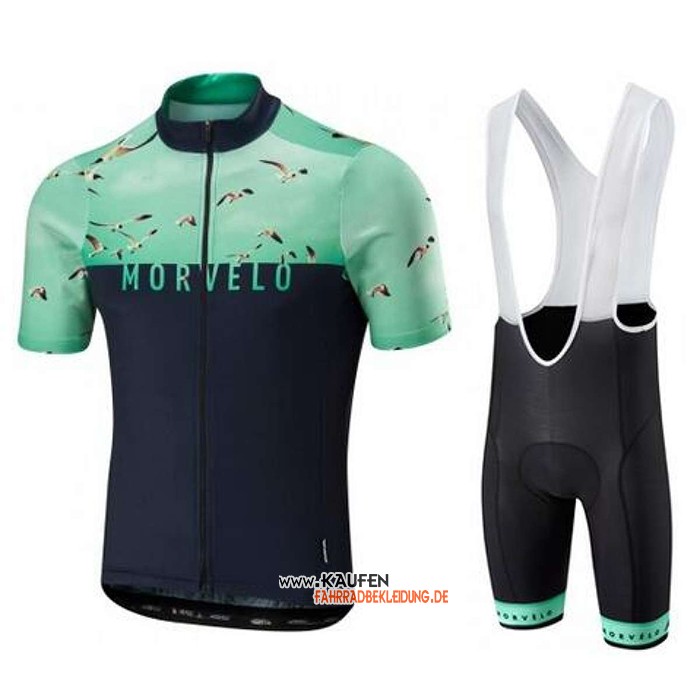 Morvelo Kurzarmtrikot 2020 und Kurze Tragerhose Shwarz Grun