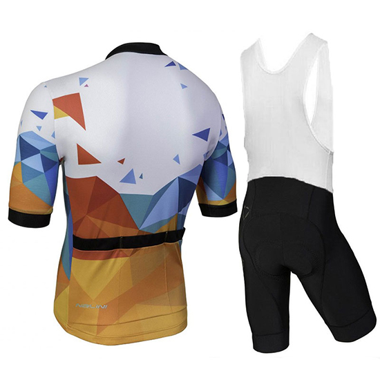Nalini Ahs Discesa Kurzarmtrikot 2018 und Kurze Tragerhose Wei Und orange