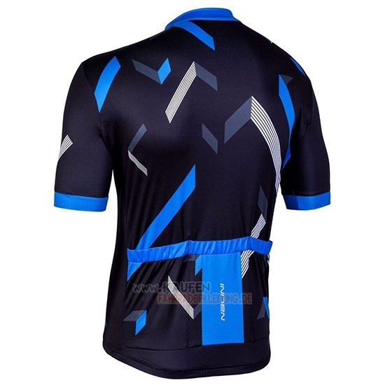 Nalini Descesa 2.0 Kurzarmtrikot 2019 und Kurze Tragerhose Shwarz Blau