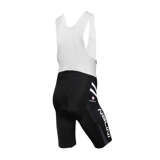 Nalini Kurzarmtrikot 2018 und Kurze Tragerhose Shwarz Und wei