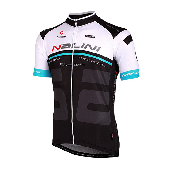 Nalini Kurzarmtrikot 2018 und Kurze Tragerhose Wei Und shwarz