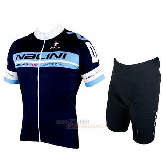 Nalini Kurzarmtrikot 2019 und Kurze Tragerhose Shwarz Blau