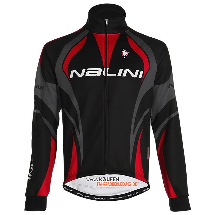 Nalini Langarmtrikot 2020 und Lange Tragerhose Shwarz Grau Rot