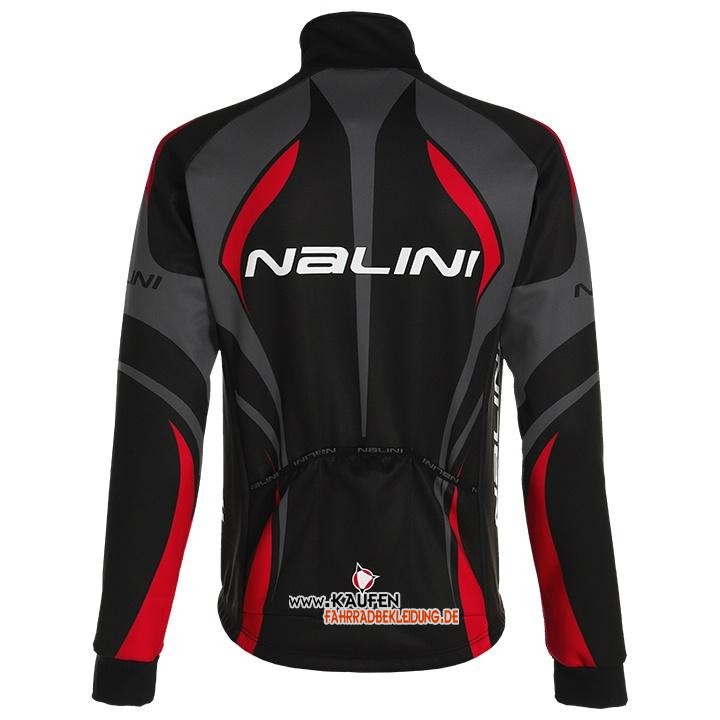 Nalini Langarmtrikot 2020 und Lange Tragerhose Shwarz Grau Rot