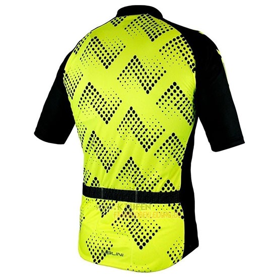 Nalini Podio 2.0 Kurzarmtrikot 2019 und Kurze Tragerhose Shwarz Gelb