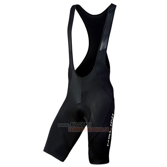 Nalini Podio 2.0 Kurzarmtrikot 2019 und Kurze Tragerhose Shwarz Rot