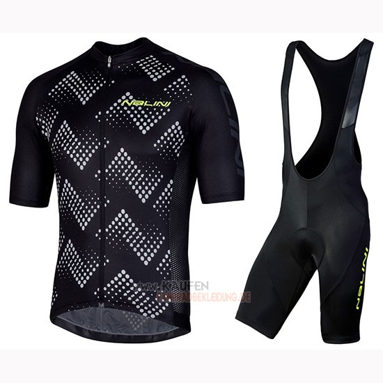 Nalini Podio 2.0 Manica Kurzarmtrikot 2019 und Kurze Tragerhose Shwarz