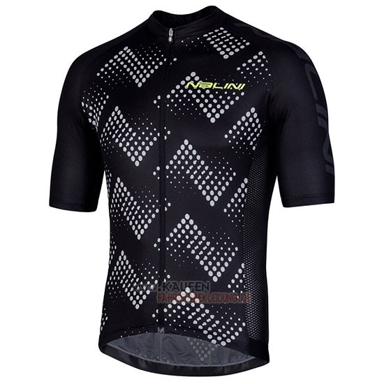 Nalini Podio 2.0 Manica Kurzarmtrikot 2019 und Kurze Tragerhose Shwarz