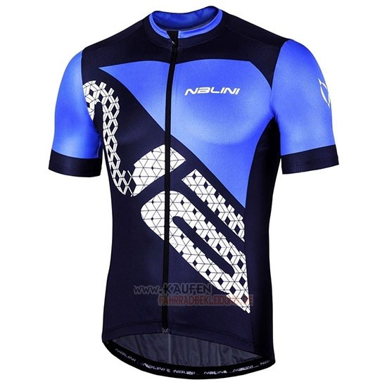 Nalini Volata 2.0 Kurzarmtrikot 2019 und Kurze Tragerhose Shwarz Blau
