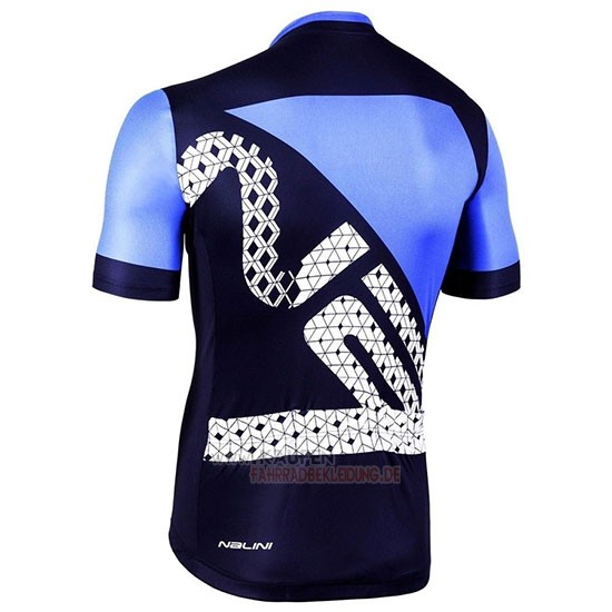 Nalini Volata 2.0 Kurzarmtrikot 2019 und Kurze Tragerhose Shwarz Blau