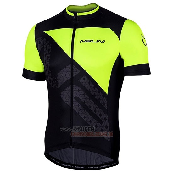 Nalini Volata 2.0 Kurzarmtrikot 2019 und Kurze Tragerhose Shwarz Gelb