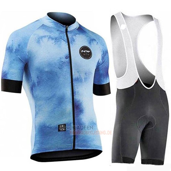 Northwave Kurzarmtrikot 2019 und Kurze Tragerhose Blau