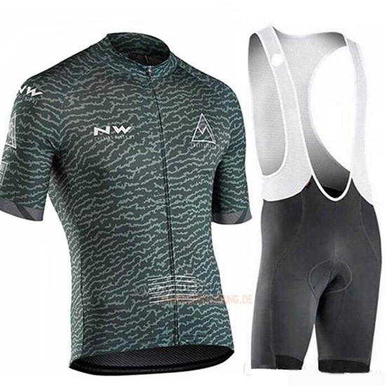 Northwave Kurzarmtrikot 2019 und Kurze Tragerhose Grau