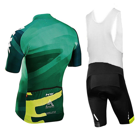 Northwave Blade Kurzarmtrikot 2018 und Kurze Tragerhose Grun