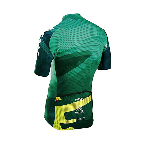 Northwave Blade Kurzarmtrikot 2018 und Kurze Tragerhose Grun