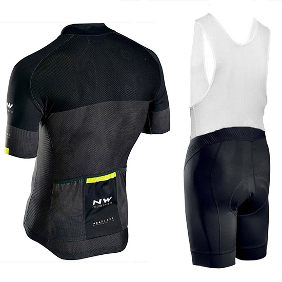 Northwave Blade Kurzarmtrikot 2018 und Kurze Tragerhose Shwarz