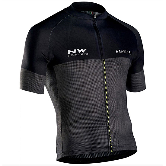 Northwave Blade Kurzarmtrikot 2018 und Kurze Tragerhose Shwarz