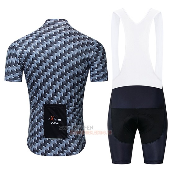 Northwave Kurzarmtrikot 2019 und Kurze Tragerhose Grau Orange