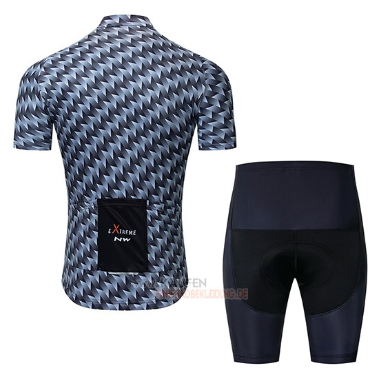 Northwave Kurzarmtrikot 2019 und Kurze Tragerhose Grau Orange