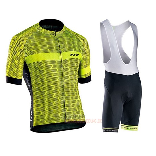 Northwave Kurzarmtrikot 2019 und Kurze Tragerhose Grun