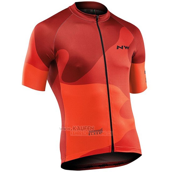 Northwave Kurzarmtrikot 2019 und Kurze Tragerhose Orange