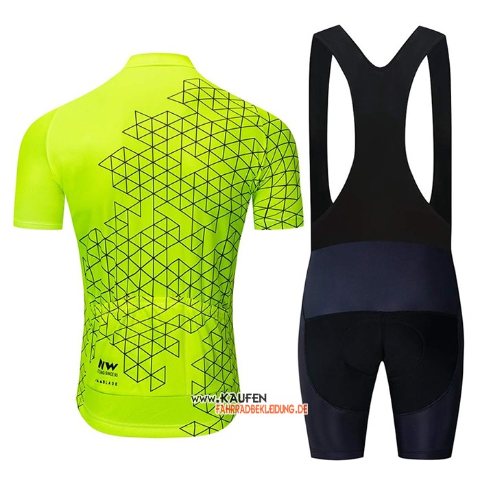 Northwave Kurzarmtrikot 2020 und Kurze Tragerhose Gelb