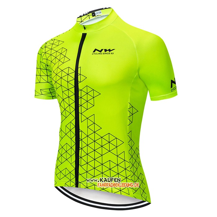 Northwave Kurzarmtrikot 2020 und Kurze Tragerhose Gelb