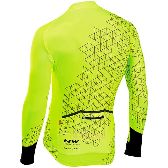 Northwave Langarmtrikot 2018 und Lange Tragerhose Gelb
