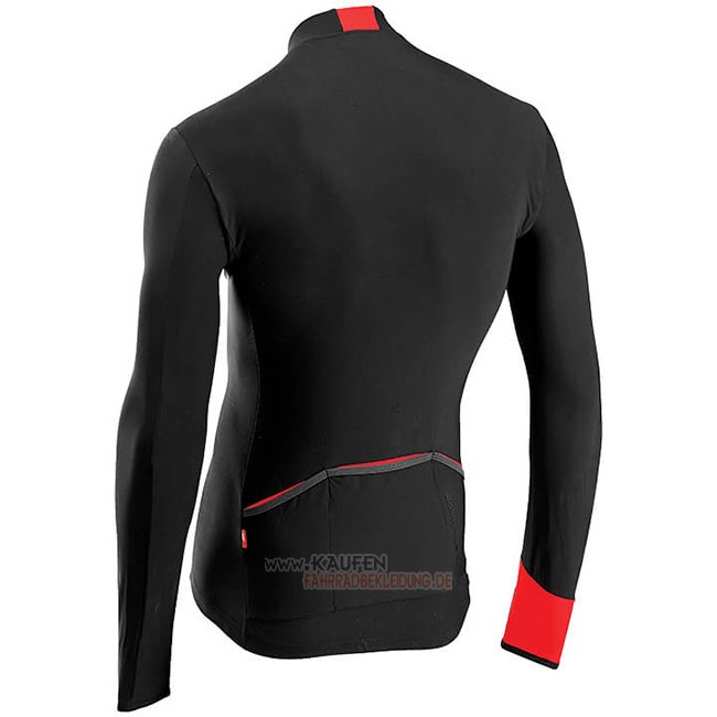 Northwave Langarmtrikot 2018 und Lange Tragerhose Shwarz Rot