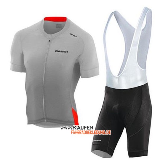 Orbea Kurzarmtrikot 2020 und Kurze Tragerhose Gelb Orange