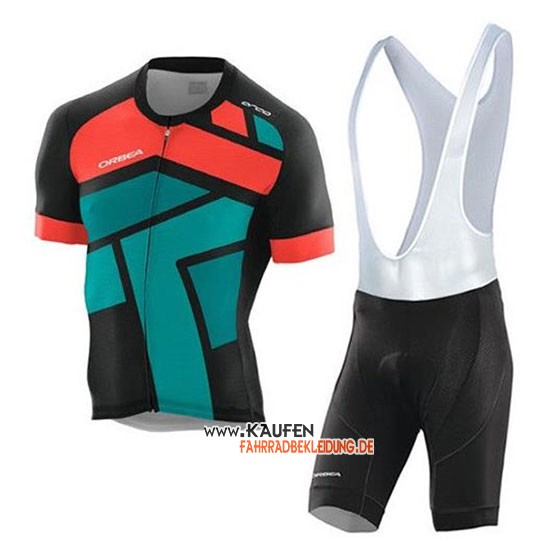 Orbea Kurzarmtrikot 2020 und Kurze Tragerhose Shwarz Orange Grun