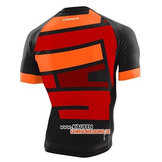 Orbea Kurzarmtrikot 2020 und Kurze Tragerhose Shwarz Orange Rot
