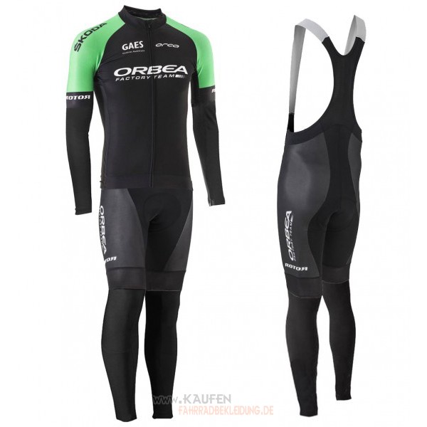 Orbea Langarmtrikot 2017 Und Lange Tragerhose Shwarz Und Grun