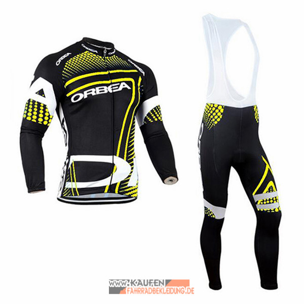 Orbea Langarmtrikot 2017 Und Lange Tragerhose gelb Und shwarz