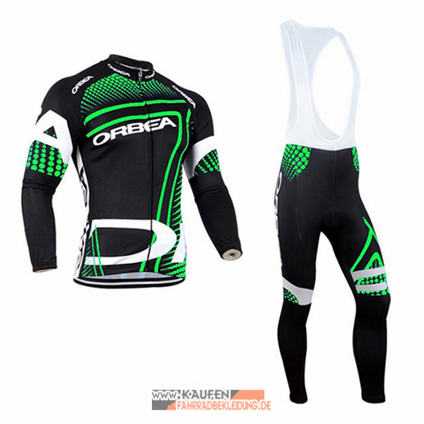 Orbea Langarmtrikot 2017 Und Lange Tragerhose shwarz Und grun