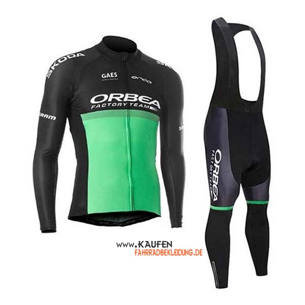 Orbea Langarmtrikot 2020 und Lange Tragerhose Shwarz Grun