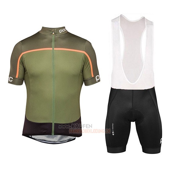 POC Essential Road Block Kurzarmtrikot 2018 und Kurze Tragerhose Camuffamento