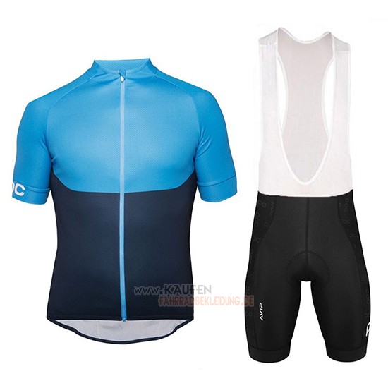 POC Essential XC Kurzarmtrikot 2018 und Kurze Tragerhose Blau