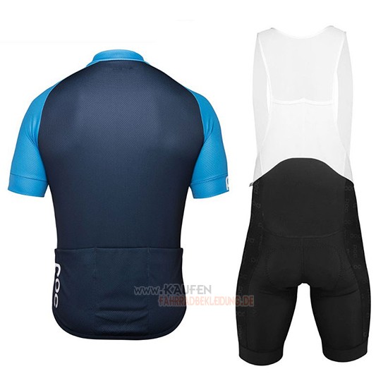 POC Essential XC Kurzarmtrikot 2018 und Kurze Tragerhose Blau