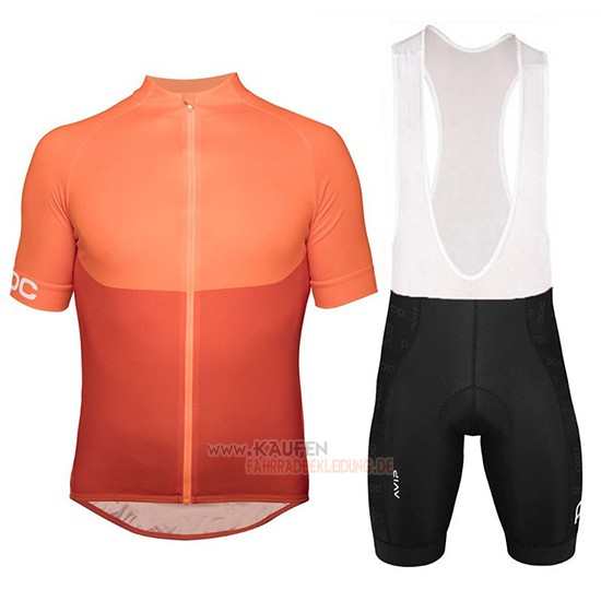 POC Essential XC Kurzarmtrikot 2018 und Kurze Tragerhose Orange