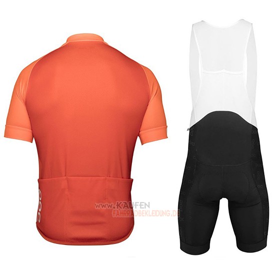 POC Essential XC Kurzarmtrikot 2018 und Kurze Tragerhose Orange