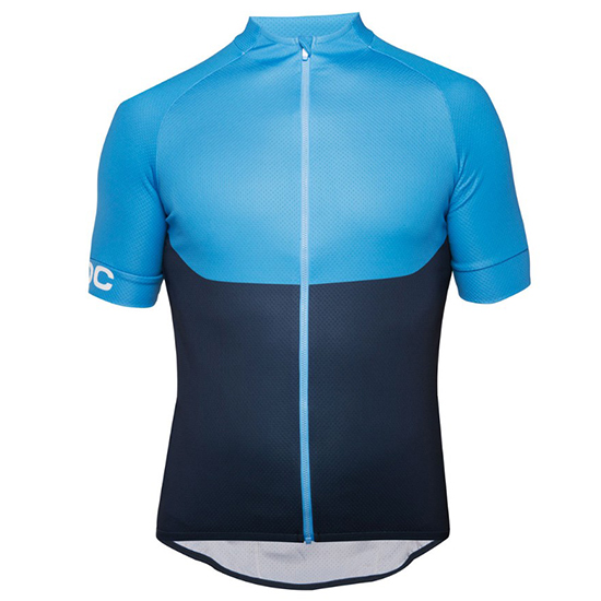 POC Essential Xc Kurzarmtrikot 2018 und Kurze Tragerhose Blau Und shwarz